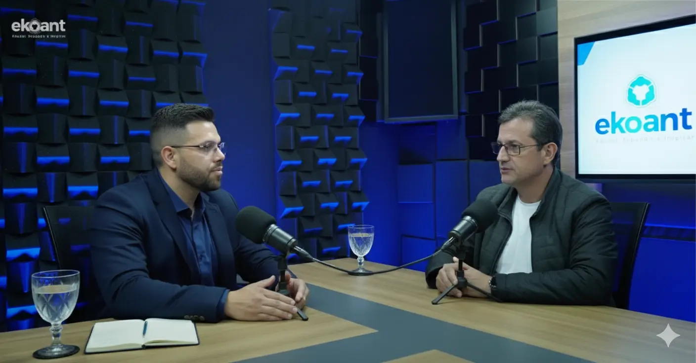 Podcast com convidados